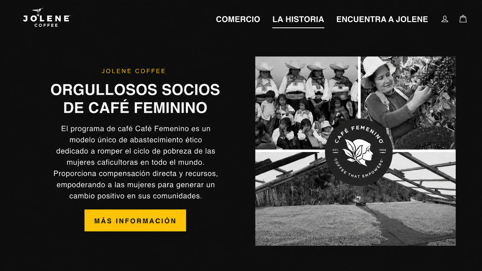 Jolene Coffee Café Femenino